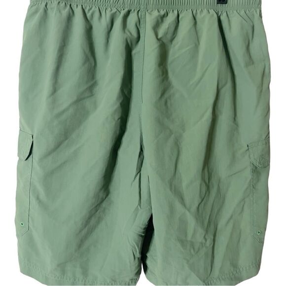 L.L. Bean Men’s Green Swim Cargo Trunks Shorts Size Large - Picture 2 of 6